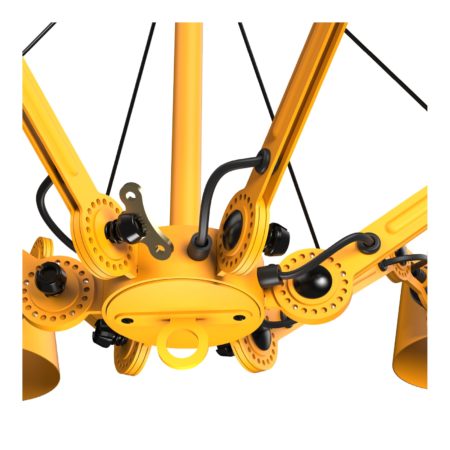 TONONE BOLT CHANDELIER 6ARM SUNNY YELLOW - Afbeelding 2