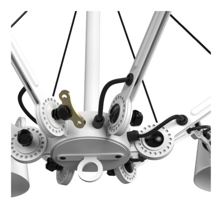 TONONE BOLT CHANDELIER 6ARM PURE WHITE - Afbeelding 2