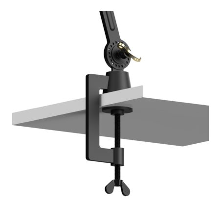 TONONE BOLT BUREAULAMP 2ARM CLAMP SMOKEY BLACK - Afbeelding 5