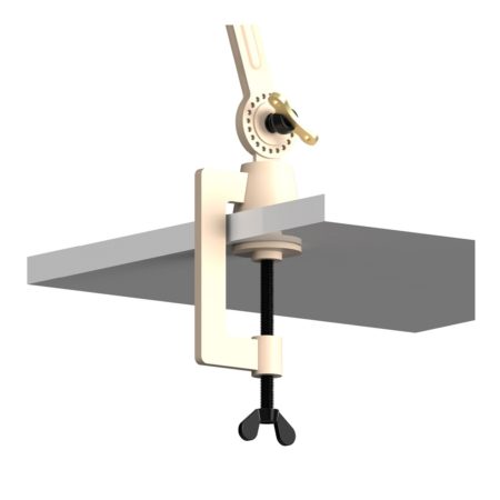 TONONE BOLT BUREAULAMP 2ARM CLAMP LIGHTNING WHITE - Afbeelding 2