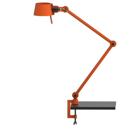 TONONE BOLT BUREAULAMP 2ARM CLAMP STRIKING ORANGE - Afbeelding 2