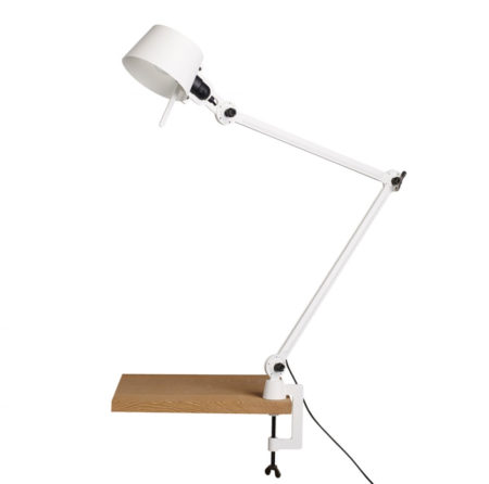TONONE BOLT BUREAULAMP 2ARM CLAMP PURE WHITE - Afbeelding 2