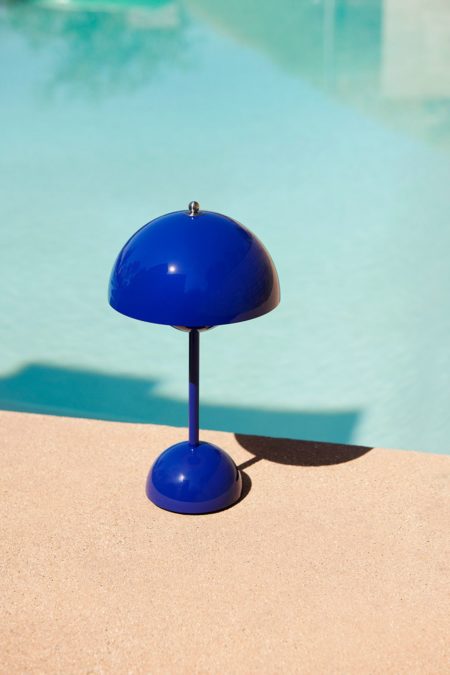 FLOWERPOT OPLAADBAAR TAFELLAMP VP9 KOBALT BLAUW - Afbeelding 4
