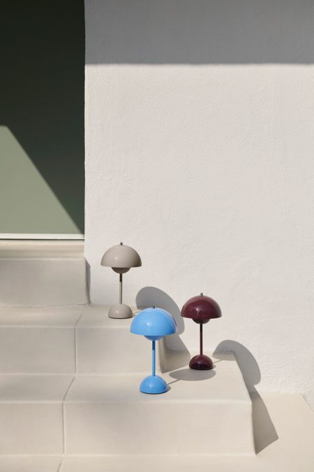 FLOWERPOT OPLAADBAAR TAFELLAMP VP9 DARK PLUM - Afbeelding 8
