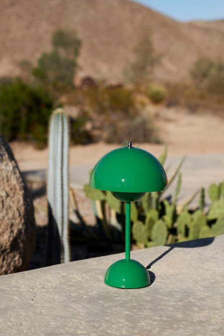 FLOWERPOT OPLAADBAAR TAFELLAMP VP9 SIGNAL GREEN - Afbeelding 3