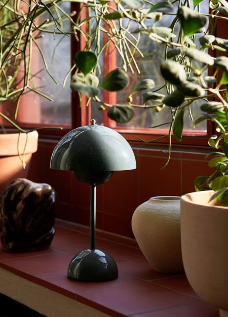 FLOWERPOT OPLAADBAAR TAFELLAMP VP9 STONE BLUE - Afbeelding 2