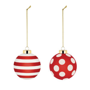 ALESSI DELIGHT KERSTBALLEN SET 2