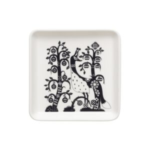 IITTALA TAIKA ZWART BORD 12×12 CM