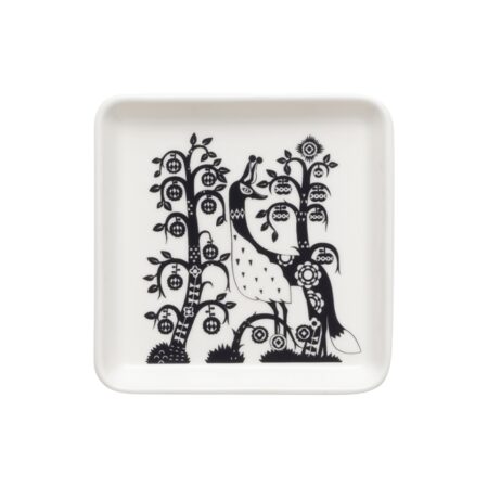 IITTALA TAIKA ZWART BORD 12×12 CM