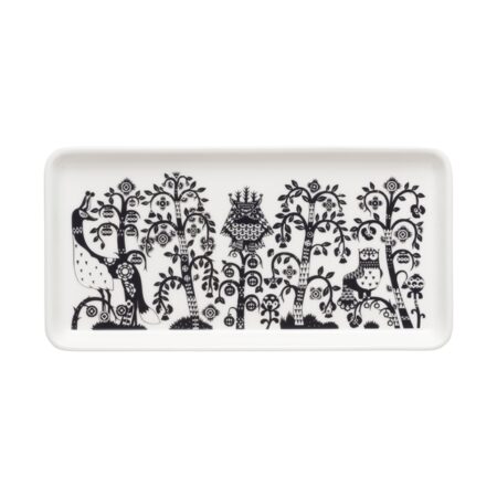 IITTALA TAIKA ZWART BORD 12×24 CM