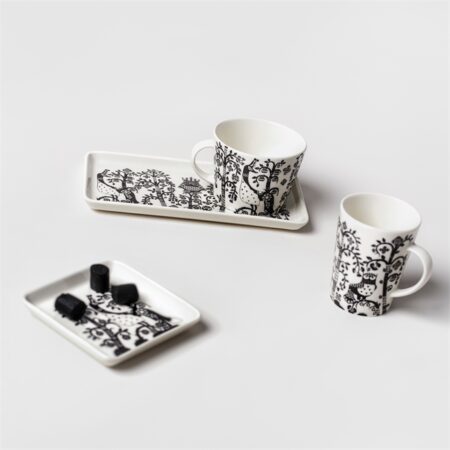 IITTALA TAIKA ZWART BORD 12×24 CM - Afbeelding 3