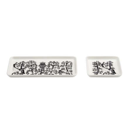 IITTALA TAIKA ZWART BORD 12×24 CM - Afbeelding 2