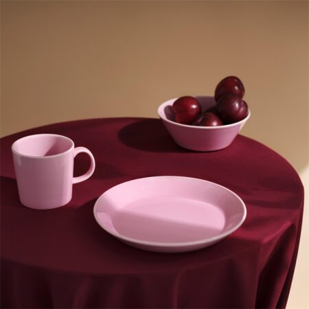 IITTALA TEEMA ROZE PLAT BORD 17CM - Afbeelding 3