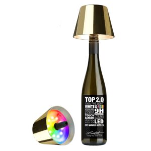 Sompex TOP 2.0 Oplaadbare Flessenlamp Goud
