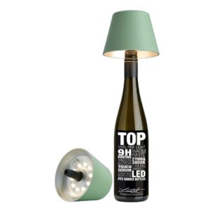 Sompex TOP 2.0 Oplaadbare Flessenlamp Olijfgroen