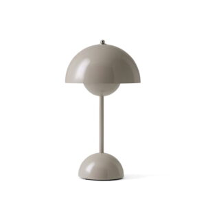 FLOWERPOT OPLAADBAAR TAFELLAMP VP9 GREY BEIGE