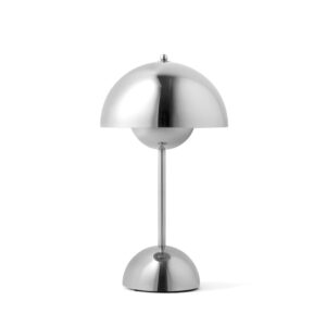 FLOWERPOT OPLAADBAAR TAFELLAMP VP9 CHROME PLATED
