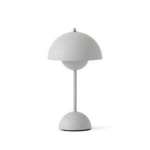 FLOWERPOT OPLAADBAAR TAFELLAMP VP9 MATT LIGHT GREY