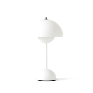 FLOWERPOT OPLAADBAAR TAFELLAMP VP9 MATT WHITE