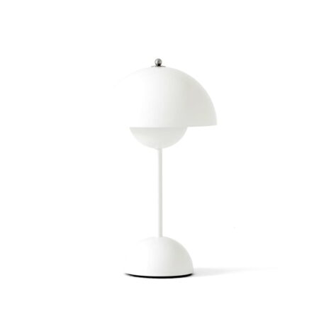 FLOWERPOT OPLAADBAAR TAFELLAMP VP9 MATT WHITE