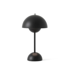 FLOWERPOT OPLAADBAAR TAFELLAMP VP9 MATT BLACK