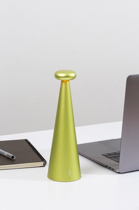 ALESSI BEDIN TAFELLAMP GEEL - Afbeelding 4