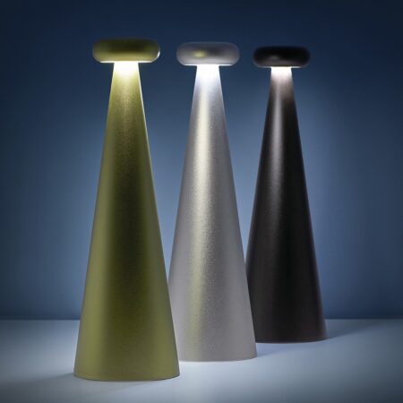 ALESSI BEDIN TAFELLAMP GRIJS - Afbeelding 6