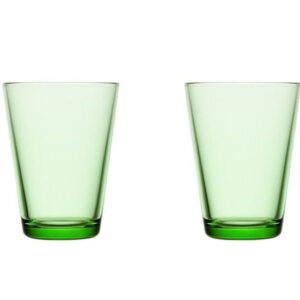 IITTALA KARTIO APPELGROEN GLAS 40CL – SET 2 STUKS