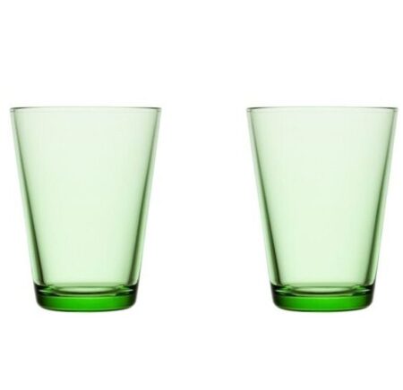 IITTALA KARTIO APPELGROEN GLAS 40CL – SET 2 STUKS