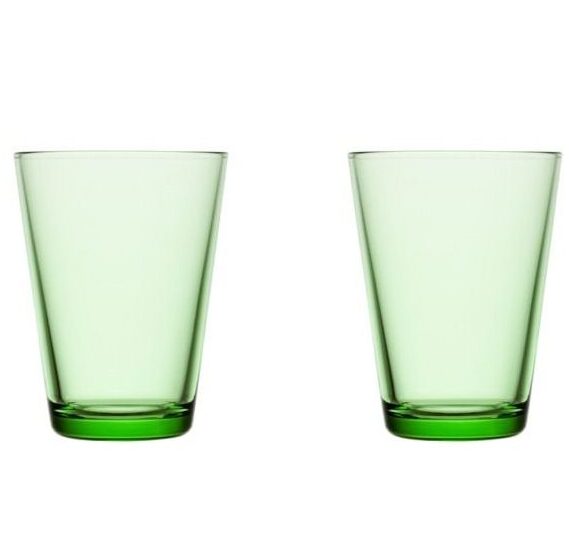IITTALA KARTIO APPELGROEN GLAS 40CL – SET 2 STUKS