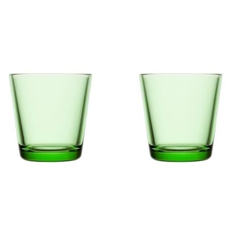 IITTALA KARTIO APPELGROEN GLAS 21 CL – SET 2 STUKS