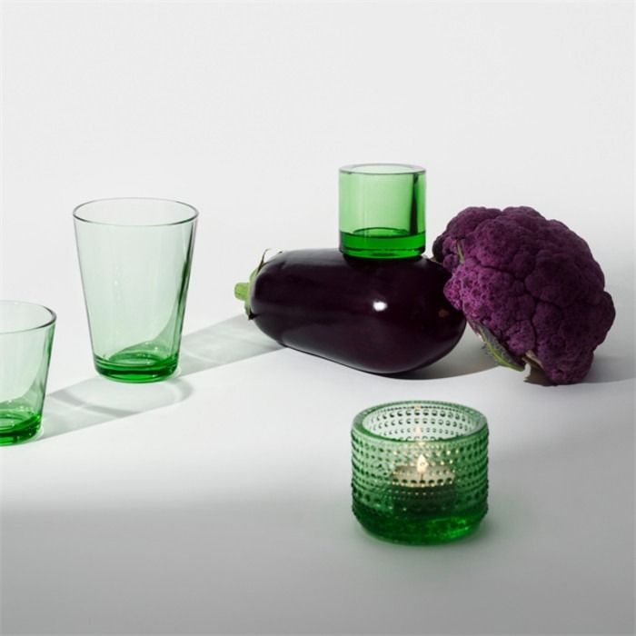 IITTALA KARTIO APPELGROEN GLAS 40CL – SET 2 STUKS - Afbeelding 2