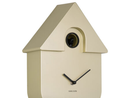 KARLSSON MODERN CUCKOO WANDKLOK GOUD METALLIC - Afbeelding 3