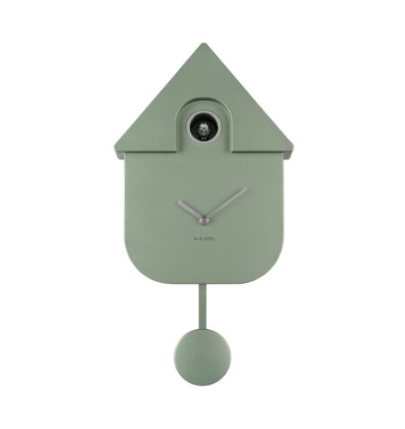 KARLSSON MODERN CUCKOO WANDKLOK GROEN METALLIC - Afbeelding 3