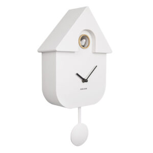 KARLSSON MODERN CUCKOO WANDKLOK WIT