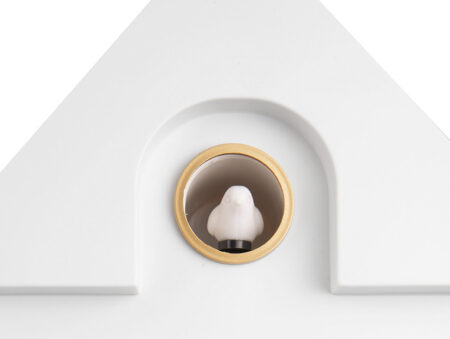 KARLSSON MODERN CUCKOO WANDKLOK WIT - Afbeelding 4