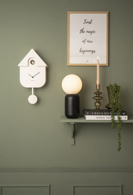 KARLSSON MODERN CUCKOO WANDKLOK WIT - Afbeelding 5