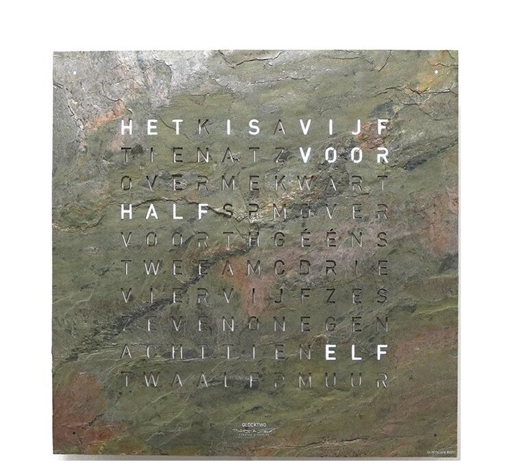 QLOCKTWO EARTH 45 GLINTSCAPE