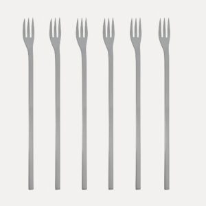 MONO A KAASFONDUEVORK SET VAN 6