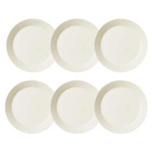 IITTALA TEEMA WIT ONTBIJTBORD 21 CM SET VAN 6 STUKS