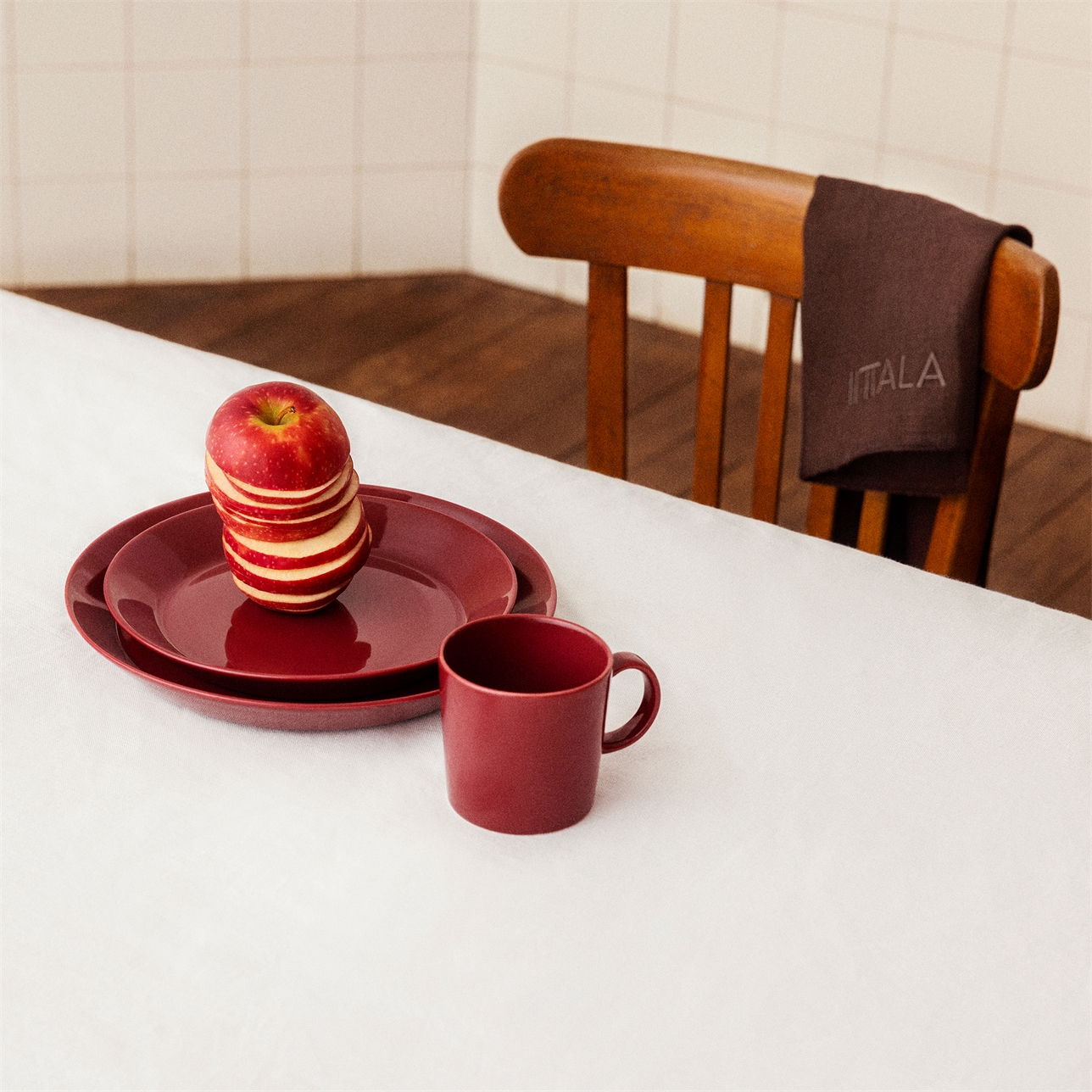 IITTALA TEEMA CHERRY SCHAAL/DIEP BORD 21 CM - Afbeelding 3
