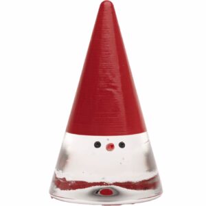 KOSTA BODA NOEL KERSTMAN 15cm ROOD